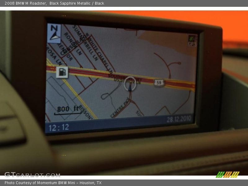 Black Sapphire Metallic / Black 2008 BMW M Roadster
