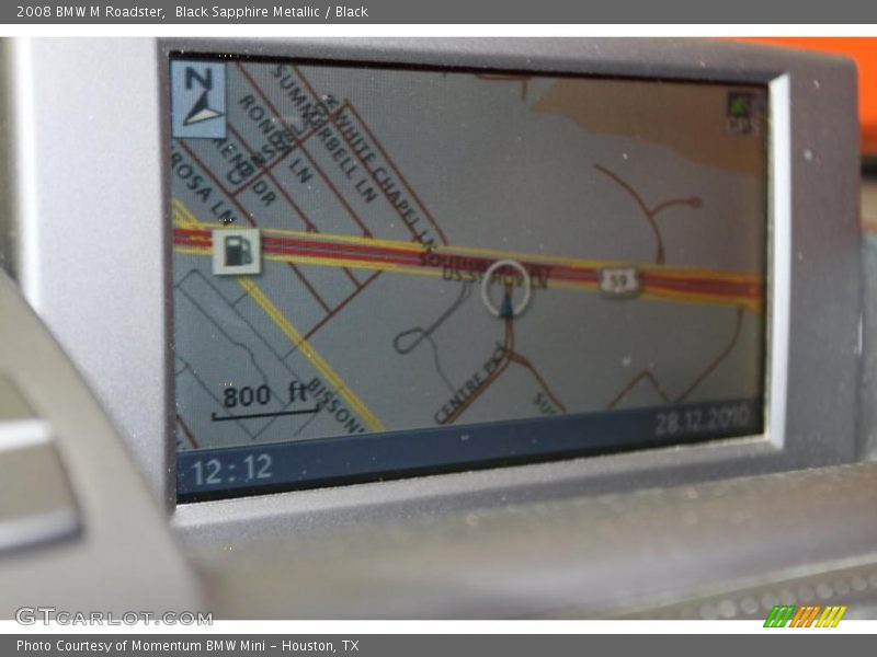 Navigation of 2008 M Roadster