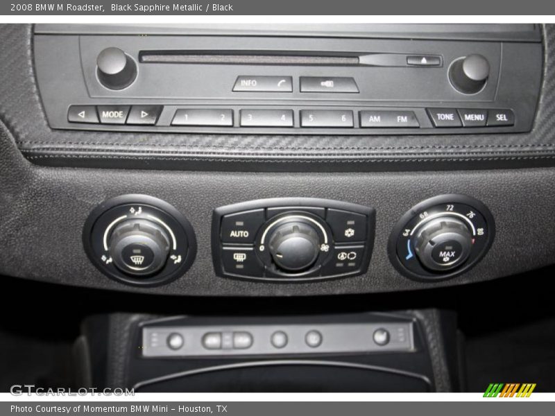 Black Sapphire Metallic / Black 2008 BMW M Roadster
