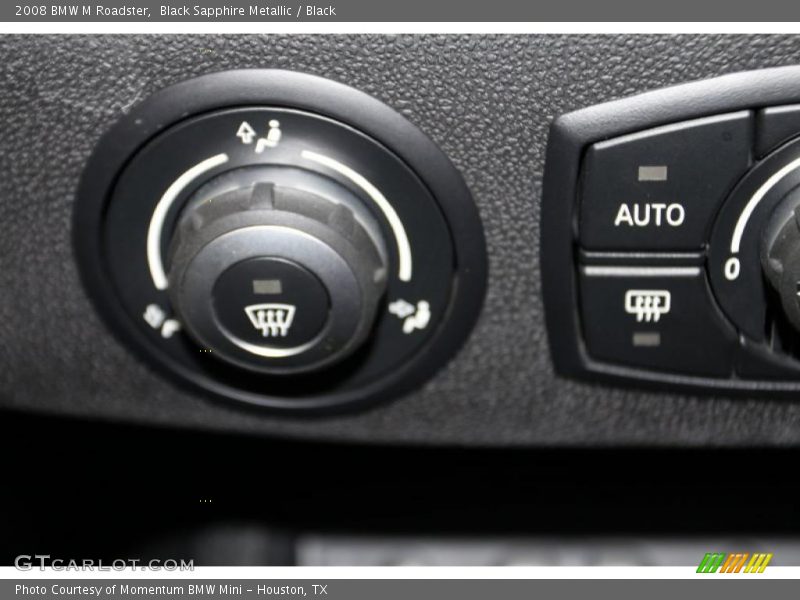 Black Sapphire Metallic / Black 2008 BMW M Roadster