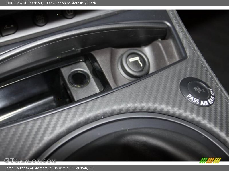 Black Sapphire Metallic / Black 2008 BMW M Roadster