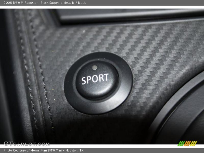 Black Sapphire Metallic / Black 2008 BMW M Roadster