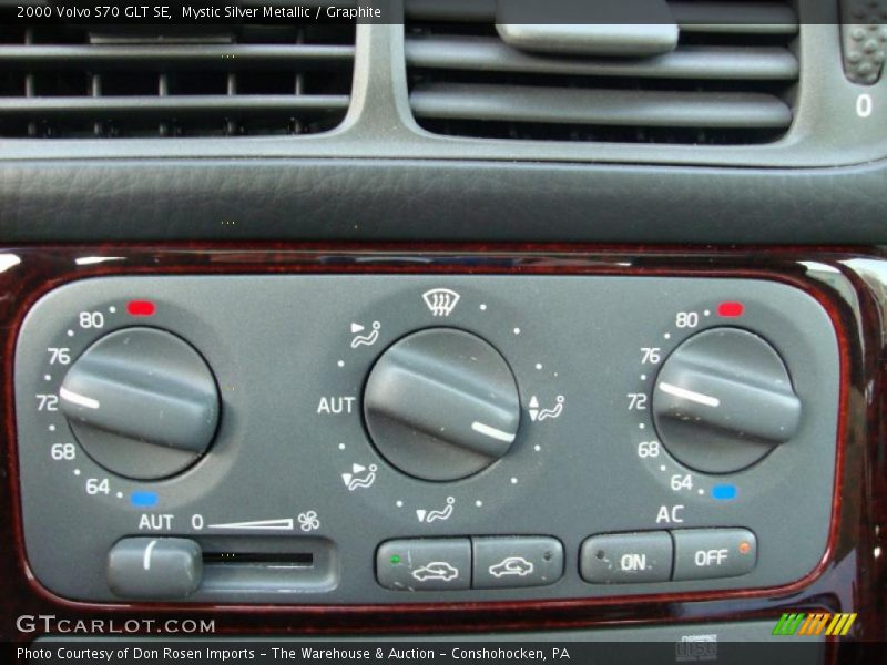 Controls of 2000 S70 GLT SE