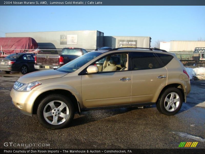 Luminous Gold Metallic / Cafe Latte 2004 Nissan Murano SL AWD