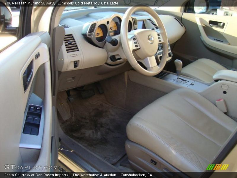 Luminous Gold Metallic / Cafe Latte 2004 Nissan Murano SL AWD