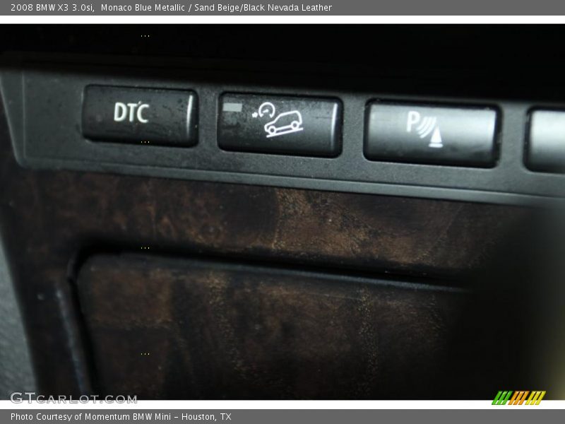 Monaco Blue Metallic / Sand Beige/Black Nevada Leather 2008 BMW X3 3.0si