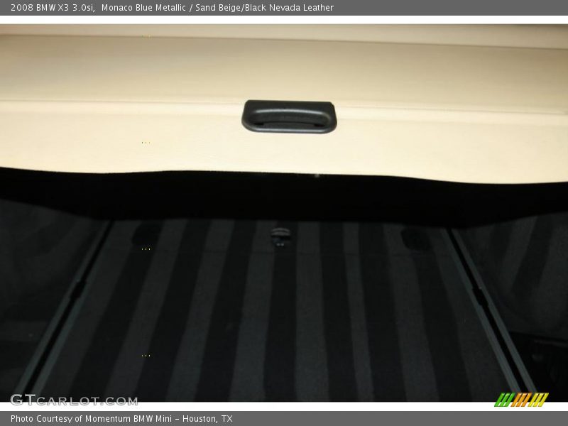 Monaco Blue Metallic / Sand Beige/Black Nevada Leather 2008 BMW X3 3.0si