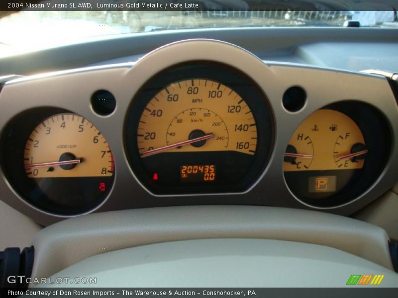 Luminous Gold Metallic / Cafe Latte 2004 Nissan Murano SL AWD