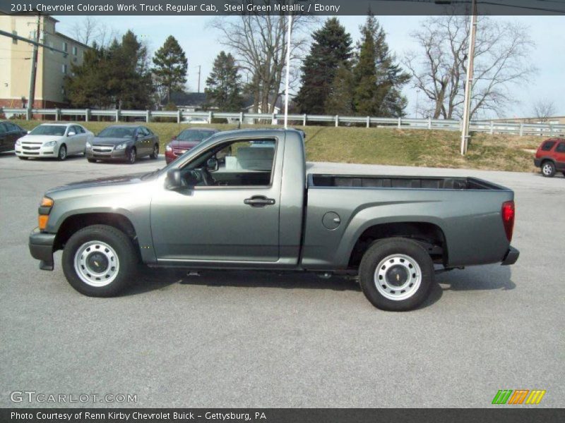  2011 Colorado Work Truck Regular Cab Steel Green Metallic