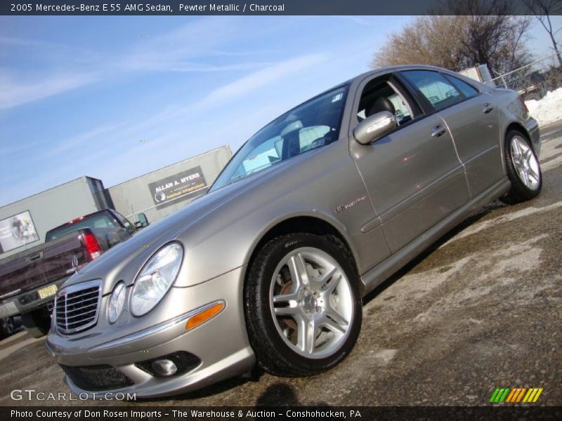 Pewter Metallic / Charcoal 2005 Mercedes-Benz E 55 AMG Sedan