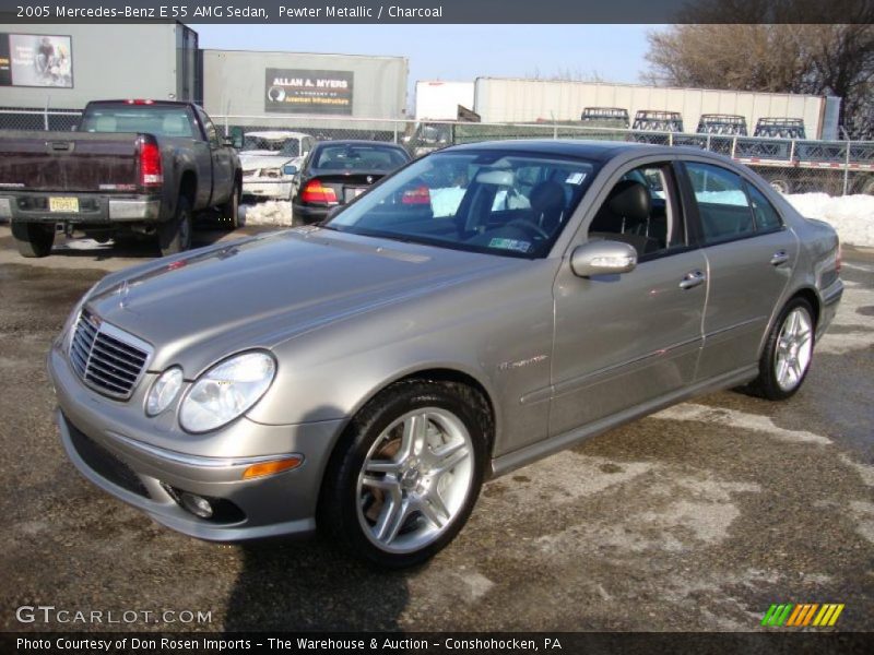 Pewter Metallic / Charcoal 2005 Mercedes-Benz E 55 AMG Sedan