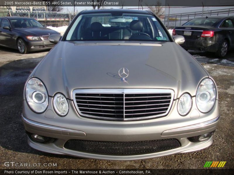 Pewter Metallic / Charcoal 2005 Mercedes-Benz E 55 AMG Sedan