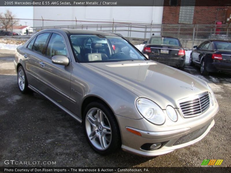 Pewter Metallic / Charcoal 2005 Mercedes-Benz E 55 AMG Sedan