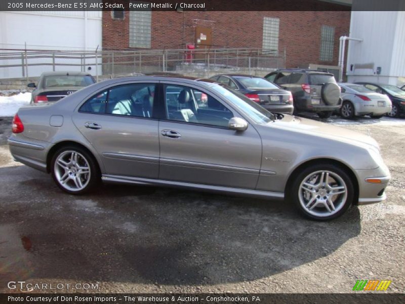 Pewter Metallic / Charcoal 2005 Mercedes-Benz E 55 AMG Sedan