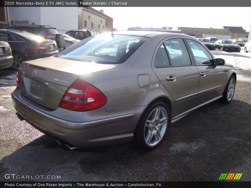 Pewter Metallic / Charcoal 2005 Mercedes-Benz E 55 AMG Sedan