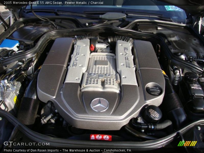  2005 E 55 AMG Sedan Engine - 5.5 Liter AMG Supercharged SOHC 24-Valve V8