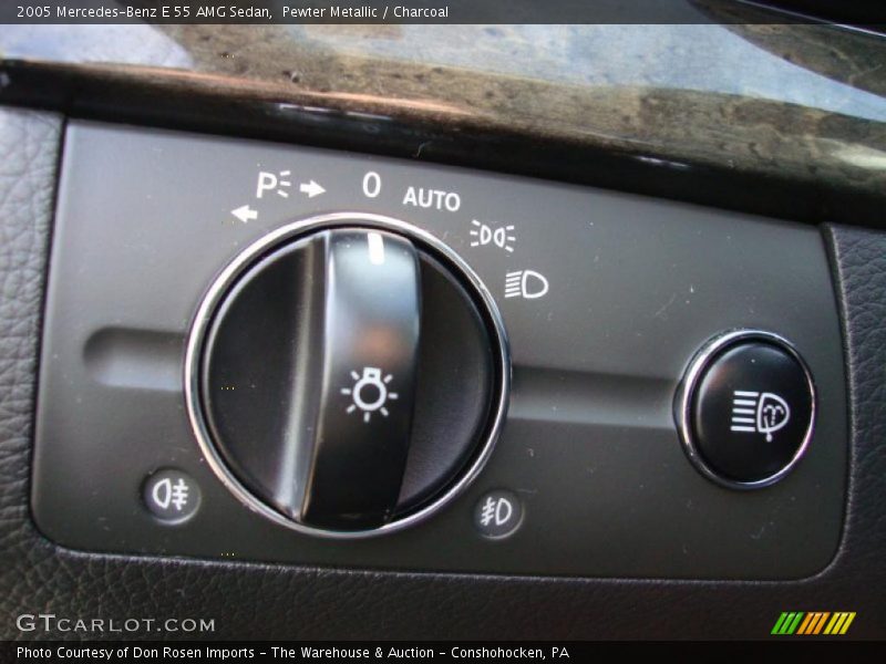 Controls of 2005 E 55 AMG Sedan
