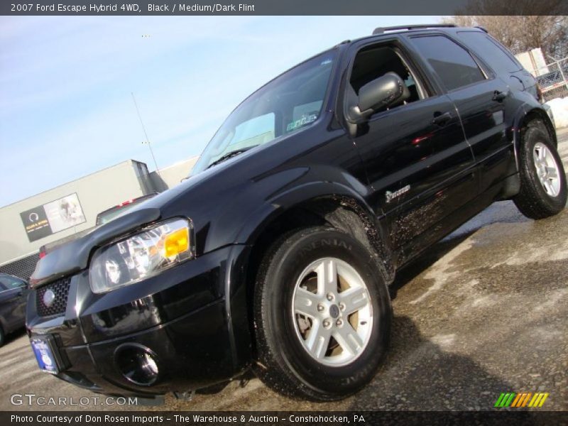 Black / Medium/Dark Flint 2007 Ford Escape Hybrid 4WD