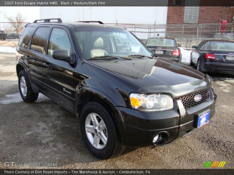Black / Medium/Dark Flint 2007 Ford Escape Hybrid 4WD