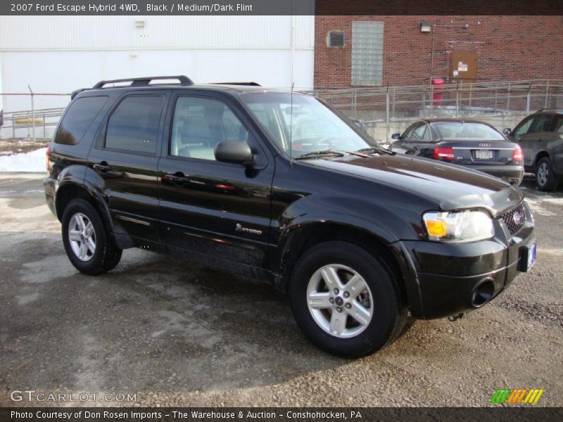 Black / Medium/Dark Flint 2007 Ford Escape Hybrid 4WD