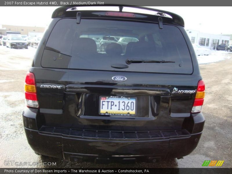 Black / Medium/Dark Flint 2007 Ford Escape Hybrid 4WD