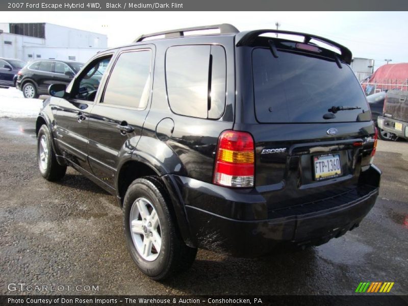 Black / Medium/Dark Flint 2007 Ford Escape Hybrid 4WD