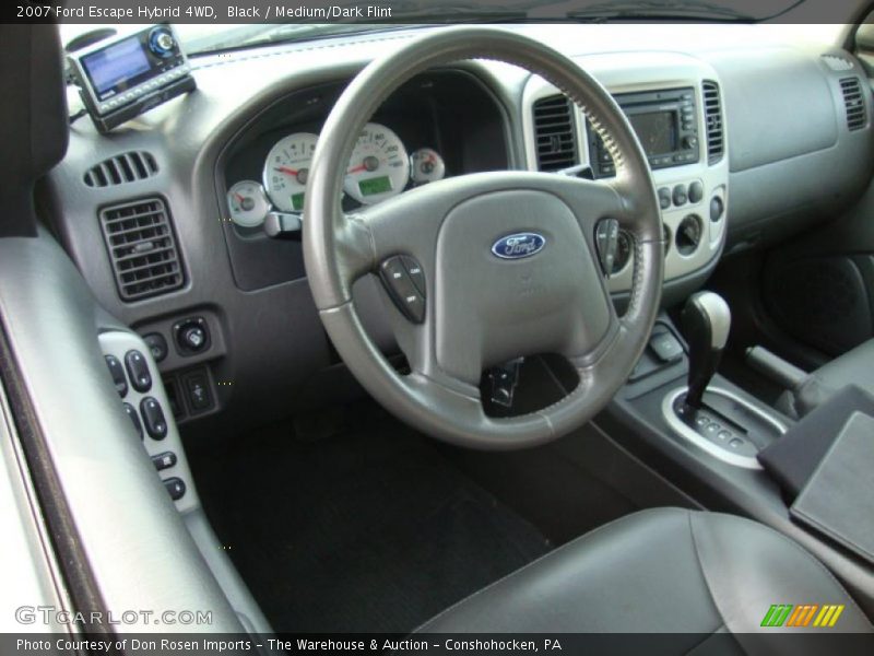 Black / Medium/Dark Flint 2007 Ford Escape Hybrid 4WD