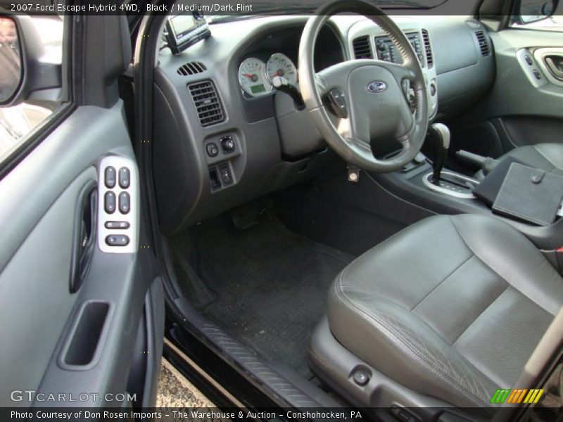 Black / Medium/Dark Flint 2007 Ford Escape Hybrid 4WD