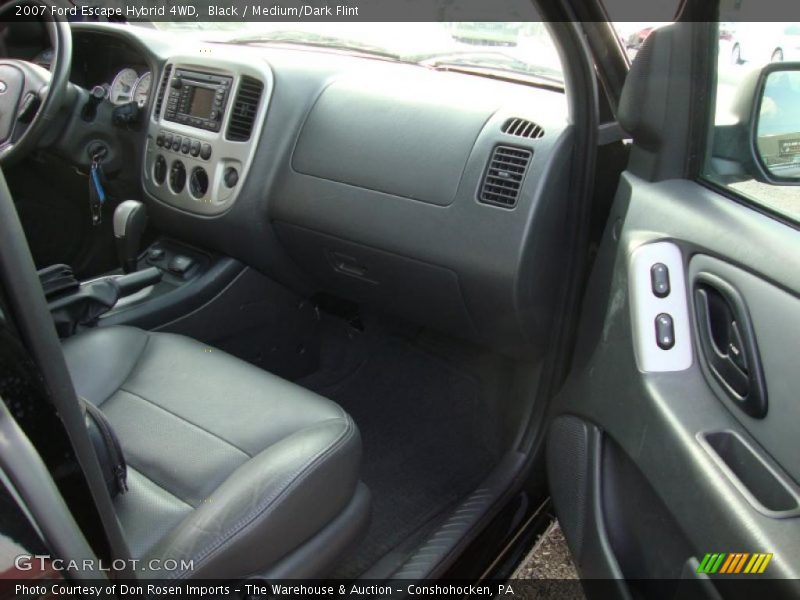 Black / Medium/Dark Flint 2007 Ford Escape Hybrid 4WD