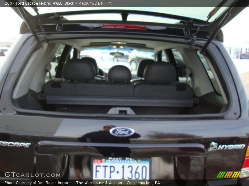 Black / Medium/Dark Flint 2007 Ford Escape Hybrid 4WD