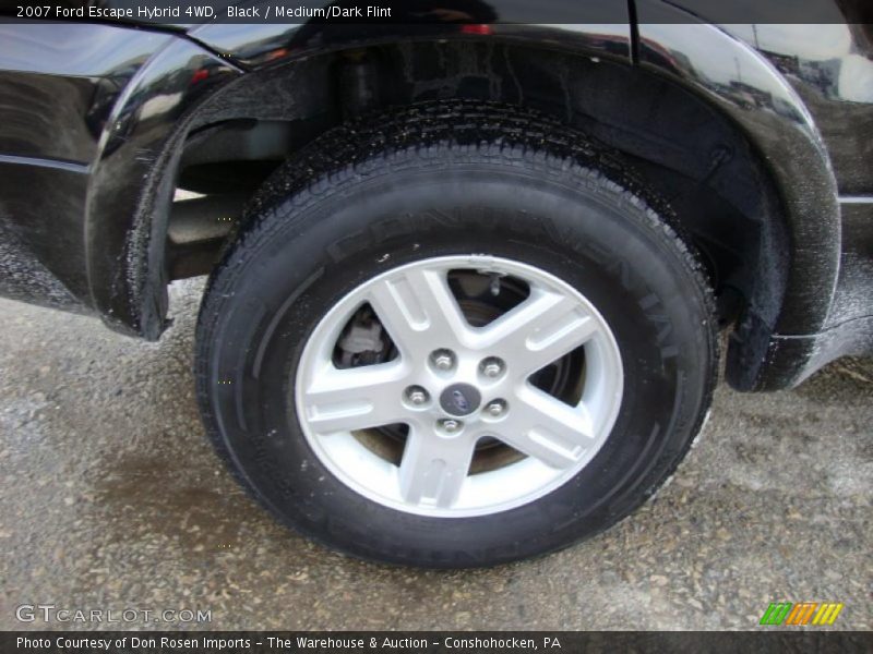 Black / Medium/Dark Flint 2007 Ford Escape Hybrid 4WD