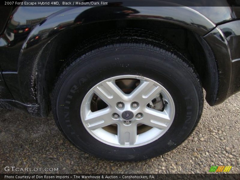 Black / Medium/Dark Flint 2007 Ford Escape Hybrid 4WD