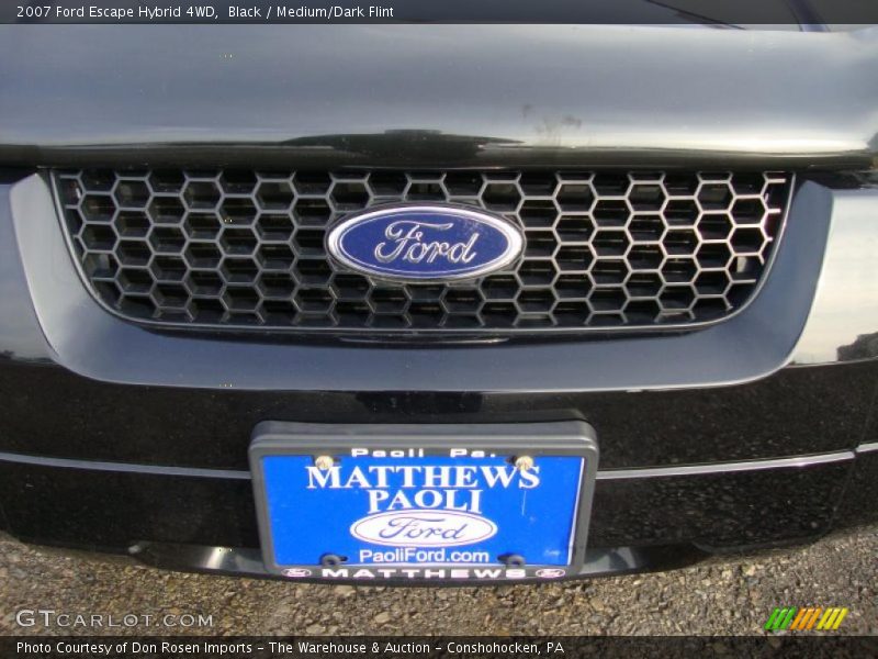 Black / Medium/Dark Flint 2007 Ford Escape Hybrid 4WD