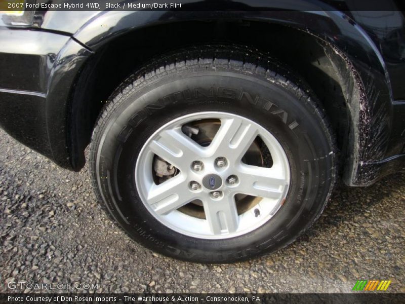 Black / Medium/Dark Flint 2007 Ford Escape Hybrid 4WD