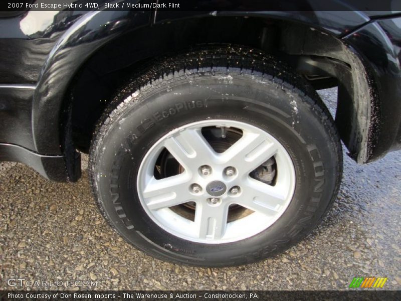 Black / Medium/Dark Flint 2007 Ford Escape Hybrid 4WD