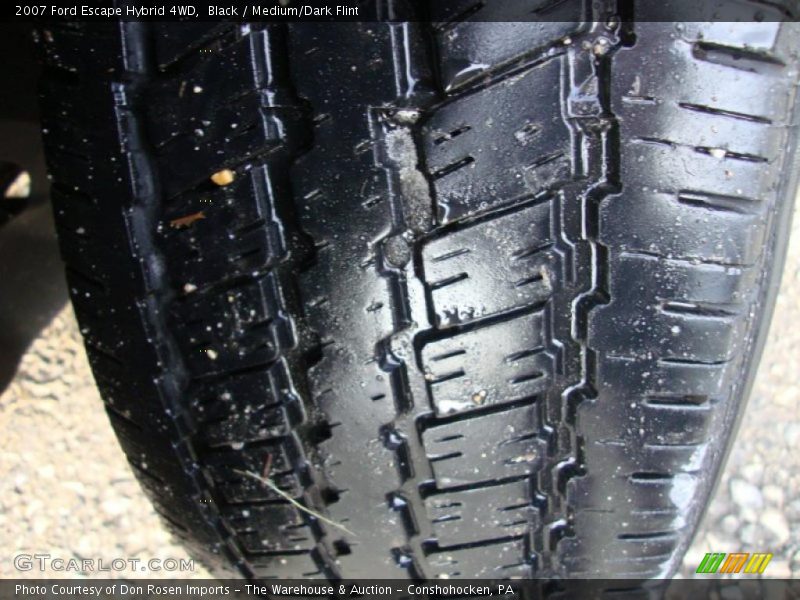 Black / Medium/Dark Flint 2007 Ford Escape Hybrid 4WD
