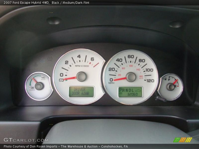 Black / Medium/Dark Flint 2007 Ford Escape Hybrid 4WD