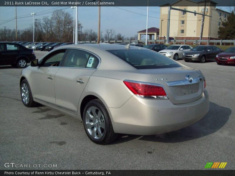Gold Mist Metallic / Cocoa/Cashmere 2011 Buick LaCrosse CXL