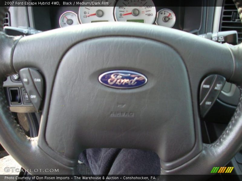 Black / Medium/Dark Flint 2007 Ford Escape Hybrid 4WD