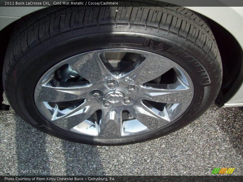 Gold Mist Metallic / Cocoa/Cashmere 2011 Buick LaCrosse CXL