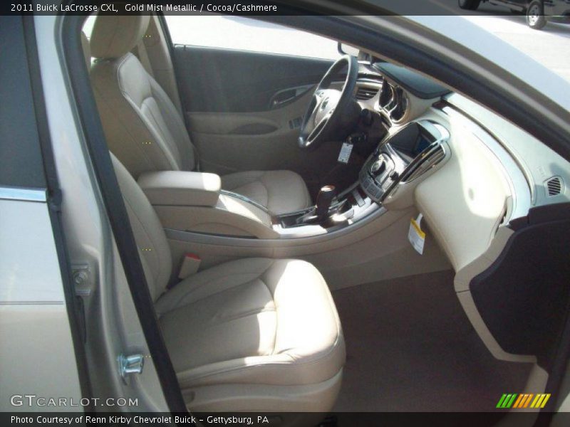 Gold Mist Metallic / Cocoa/Cashmere 2011 Buick LaCrosse CXL