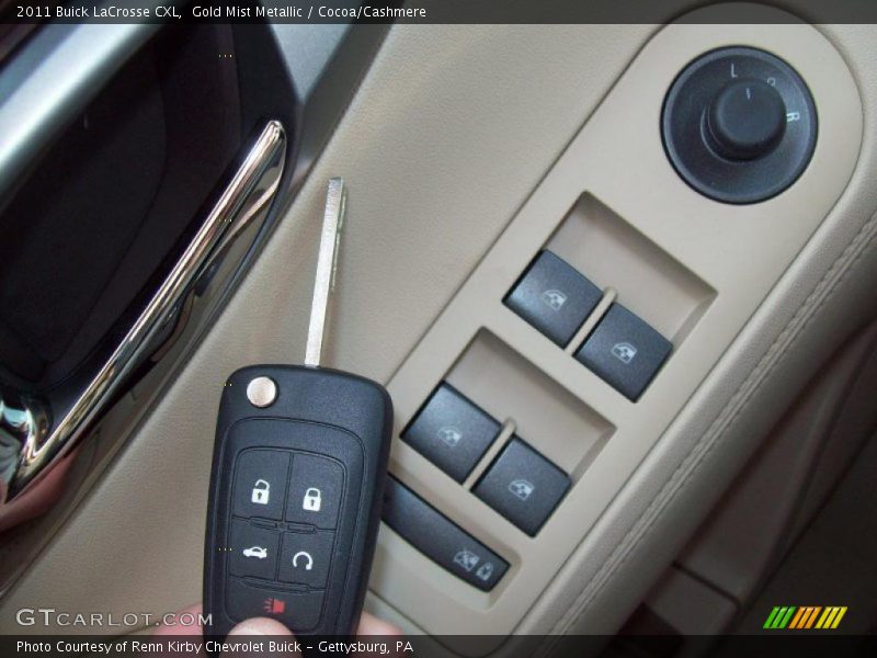 Gold Mist Metallic / Cocoa/Cashmere 2011 Buick LaCrosse CXL