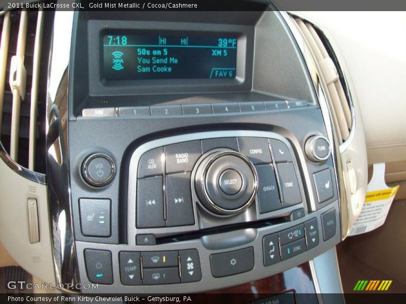 Controls of 2011 LaCrosse CXL