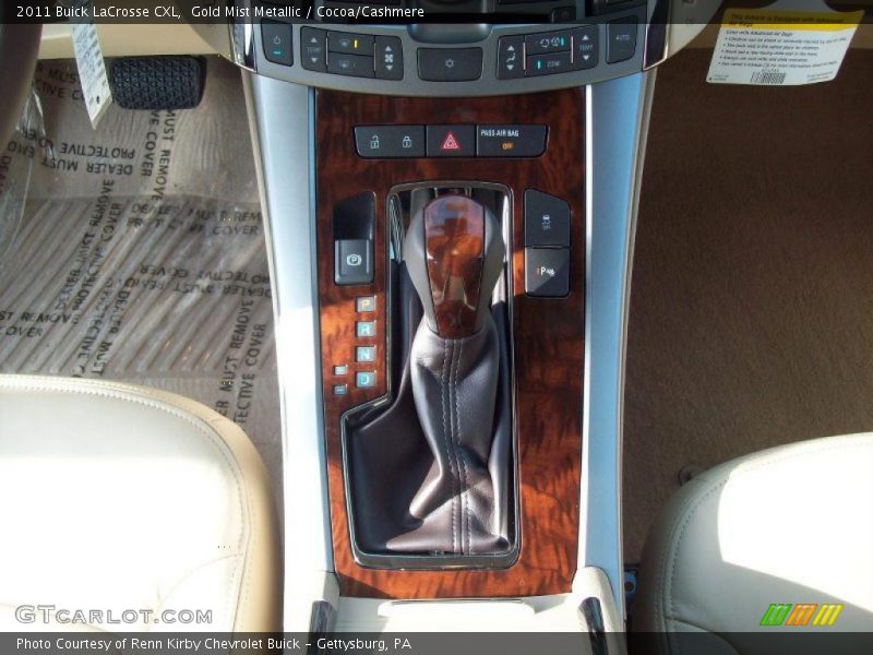  2011 LaCrosse CXL 6 Speed DSC Automatic Shifter