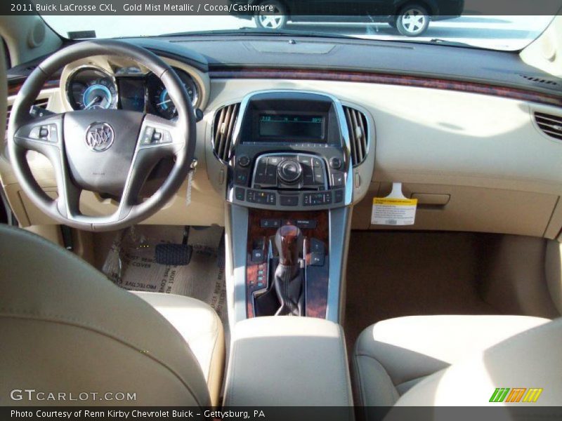 Gold Mist Metallic / Cocoa/Cashmere 2011 Buick LaCrosse CXL