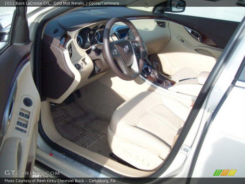 Gold Mist Metallic / Cocoa/Cashmere 2011 Buick LaCrosse CXL