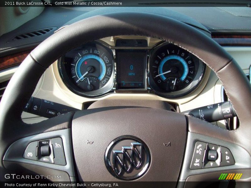 Gold Mist Metallic / Cocoa/Cashmere 2011 Buick LaCrosse CXL