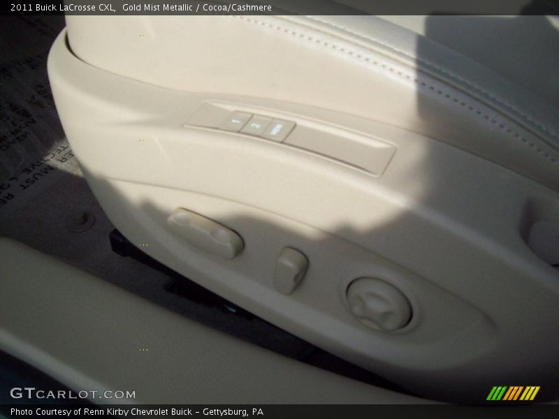 Gold Mist Metallic / Cocoa/Cashmere 2011 Buick LaCrosse CXL