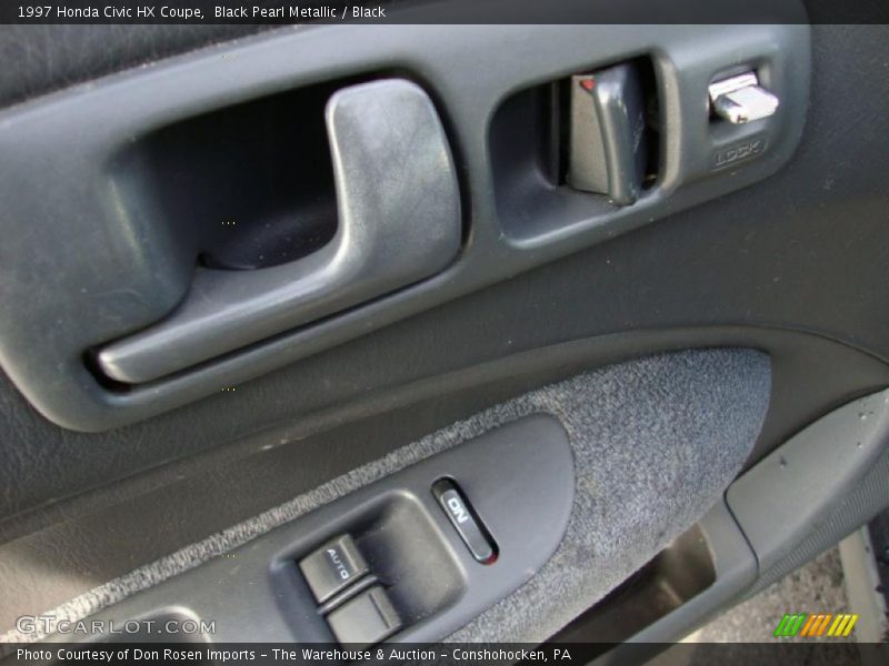 Black Pearl Metallic / Black 1997 Honda Civic HX Coupe