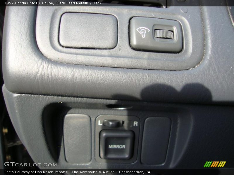 Black Pearl Metallic / Black 1997 Honda Civic HX Coupe
